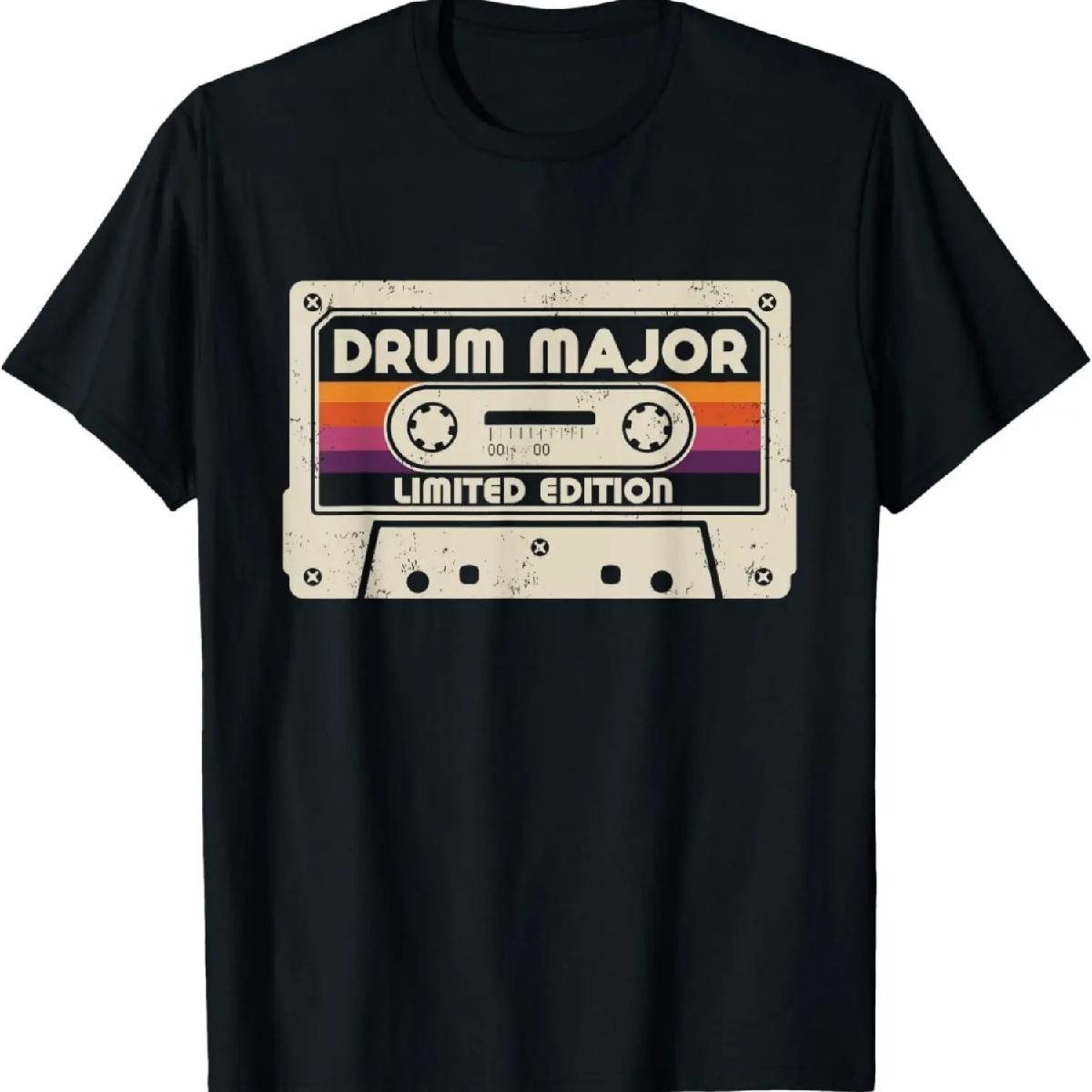 

DRUM MAJOR Job Title, Vintage Career T-Shirt XXXXXL різнокольоровий
