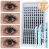 New Style DIY Cluster False Eyelashes: Japanese & Korean Natural Dense Segments