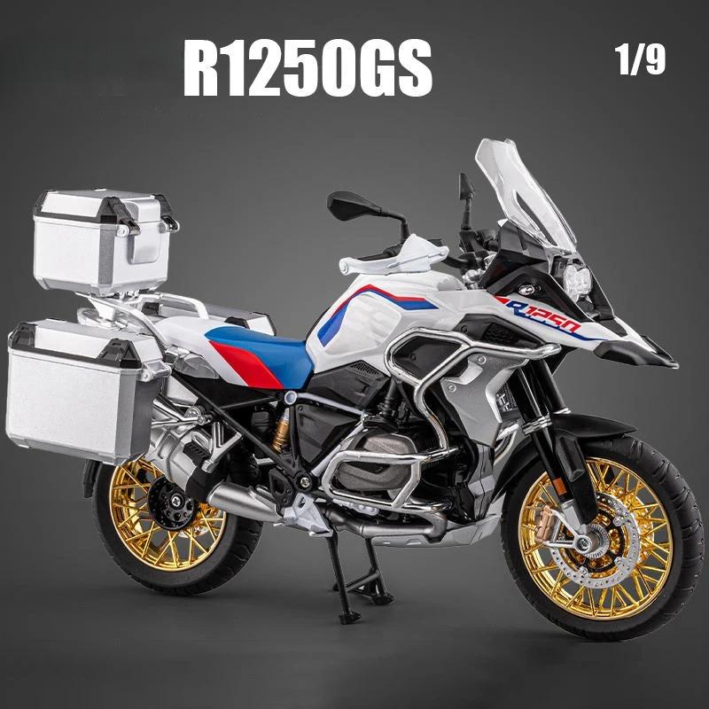 1:9 R1250GS ADV Legierung Druckguss Motorrad Modell Spielzeug Fahrzeug Sammlung Geräusch und Licht Off Road Autocycle Spielzeug Auto