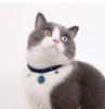 Velvet Bronzing Adjustable Cat Necklace Pet Fishbone/Snowflake /Starry Sky Collar for Puppy Exquisite Decoration Pet Accessories