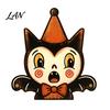 Decorative Wood Painting Art Halloween Wooden Ornaments, Distressed Pumpkin/Cat Decorations, Desktop & Wall Durable Tabletop Decors for Autumn Harvest