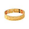 Colore Oro Acciaio Inossidabile Massiccio Metallo Catena da Mano Bracciale & Braccialetto da Uomo Braccialetto Magnetico Gioielli da Uomo