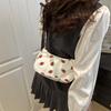 Bag Women's 2025 Summer New Fashion Korean Version Simple Messenger Bag Casual Bag Shoulder Bag Underarm Small Square Bag