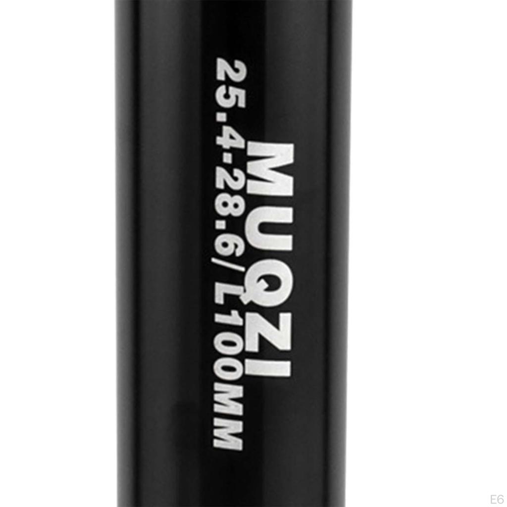 Bike Seat Post Shim Reducing Sleeve Extended 100mm Long Conversion Converter for Mountain BMX