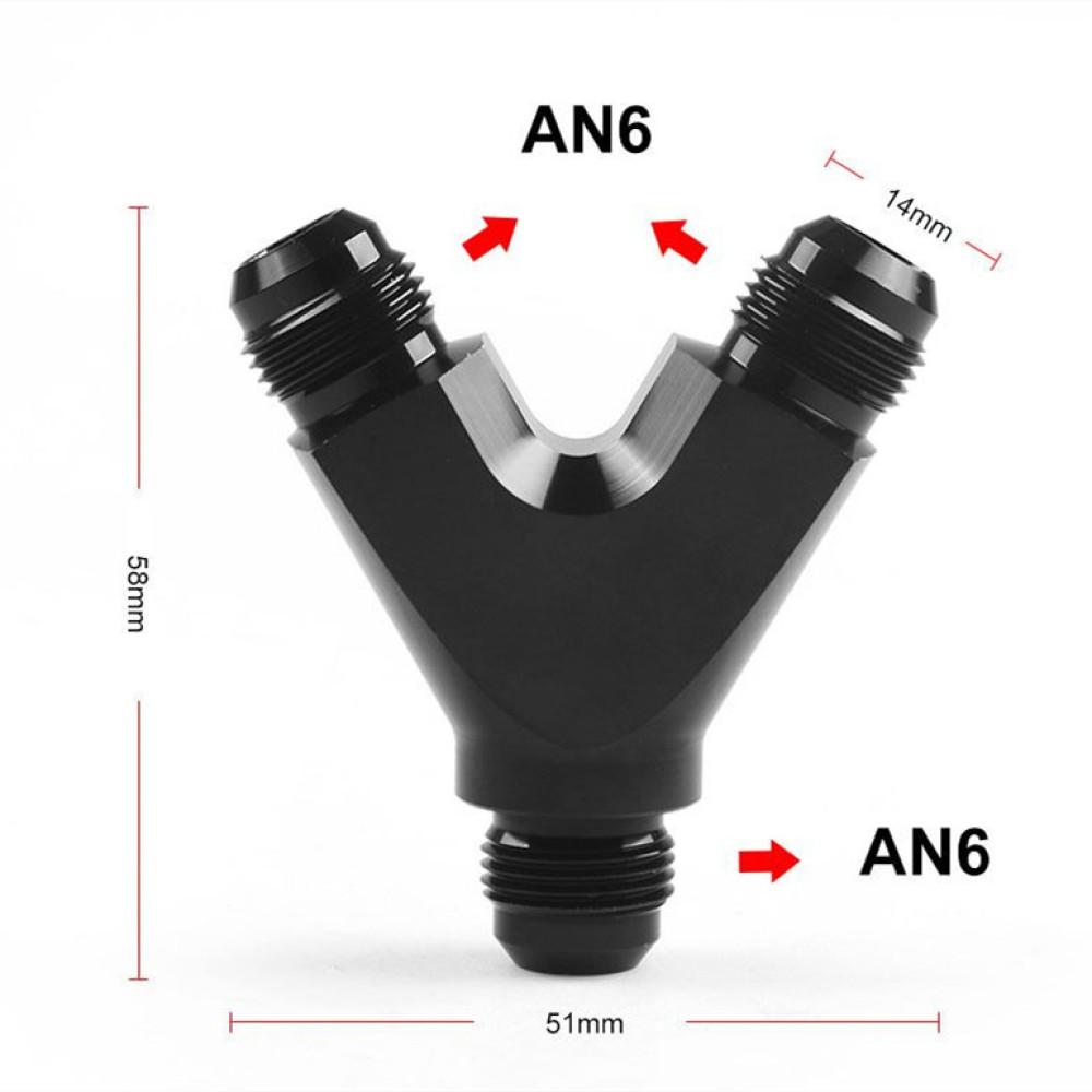

Автомобильный тройник-переходник Y-образного типа для масляной трубы, адаптер AN6/AN10, адаптер масляного охладителя 3 в 1 AN6