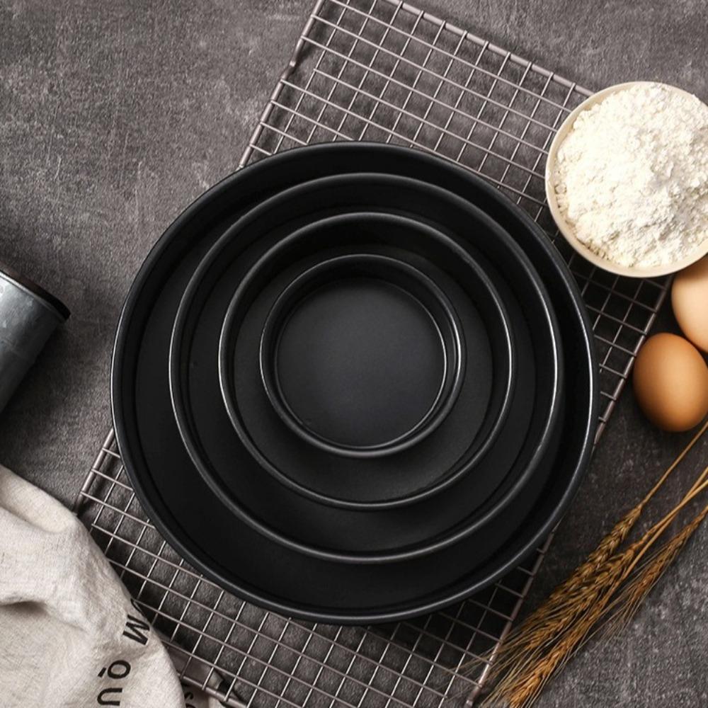 Food Grade 4/6/8/9/10 In Cake Mold Non Stick Heat Resistant Baking Pan Carbon Steel Round Food Container Household