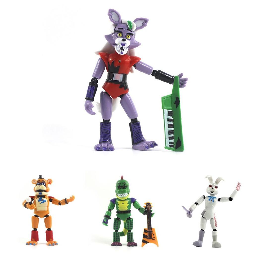 Five Nights At Freddy's Security Breach 5pcs Light-up Action Figures For Kids' Playtime