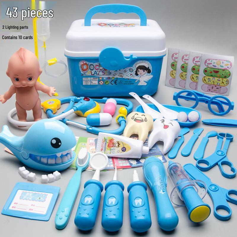 Kids' Doctor Playset: Medical Tools, Stethoscope, Injection, Ambulance