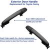 4 PCS Exterior Door Handle Set, Compatible with 2012-2017 Toyota Camry, Front Left Right Rear Driver Passenger Side, Replaces# 6921106090