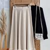 New ArrivalS Open Run Women S viScoSe Double Pattern Fringed Knit Flared Long Sk