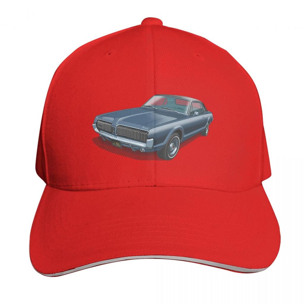 Mercury Cougar in caspian blue Baseball Cap luxury Women cap Funny hats Sunscreen Military Cap Unisex Womens Hats Unisexs
