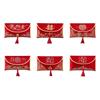 Brocade Cloth Tassel Brocade Red Envelope Spring Festival New Year Money Bag  Party Gifts