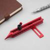 Magnetic Base Spirit Level, Multi-Function Scribing Tool, DIY Woodworking Scriber Line Maker, Portable Aluminum Alloy Woodworking Compass Scriber Tool