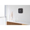 Lemnos Paneco Analog Wall Clock, Made of Recycled Fiber Board, PANECO CLOCK HIL22-11 B MID Slit Corner