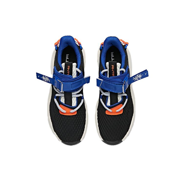 Anta Textile, Synthetic Leather Cushioning Slip Resistant Abrasion Resistant Breathable Low top Chunky Sneakers Men's 112028085-2