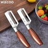 Multi-Functional Vegetable Peeler for Kitchen Stainless Steel Sugarcane Knife Peeler Pineapple Pumpkin Planer Scraping Tools