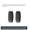 Styling Mouldings Alloy leather car key protection case accessory for the 2023 model of Nissan ARIYA SUV automatic car key case