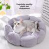 Petsoft Flowershaped Cat Bed With Pp Cotton For Small Dogs And Cats