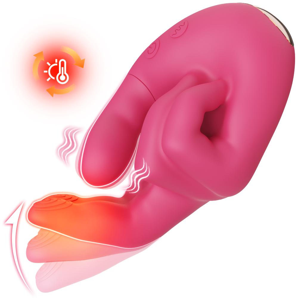 Wiggle Finger Vibrator for Women Sex Toy Insert G-Spot Vagina Vibrator Heating Vibrators Female Masturbator Clitoris Clit Stimulator Magnetic Charging