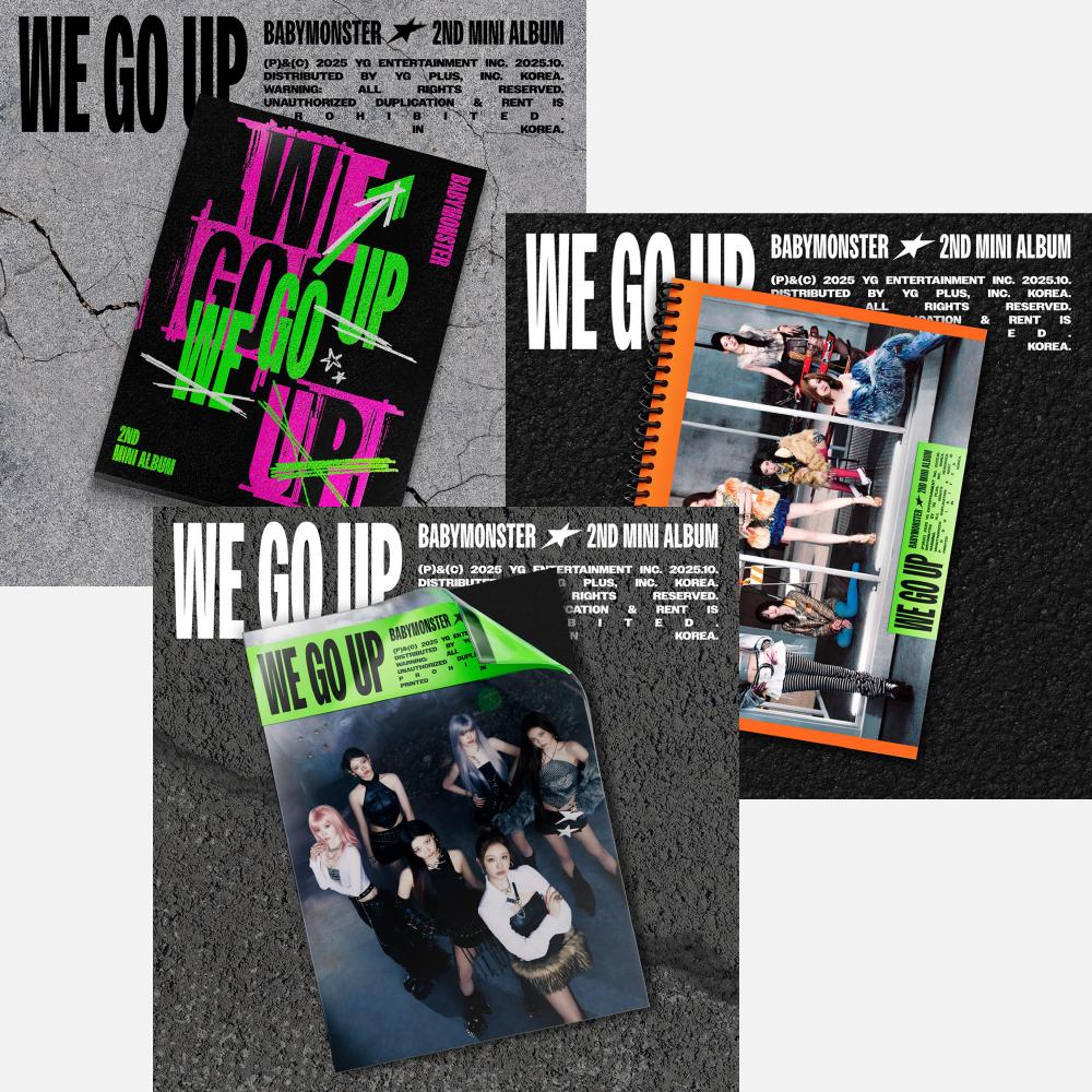 

BABYMONSTER 2-й мини-альбом WE GO UP Стандартная версия 3 ver. SET