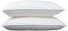 Amazon Basics Pillow, Down Alternative, Machine Washable, Large, 2-Pack, 51 x 66 cm, White