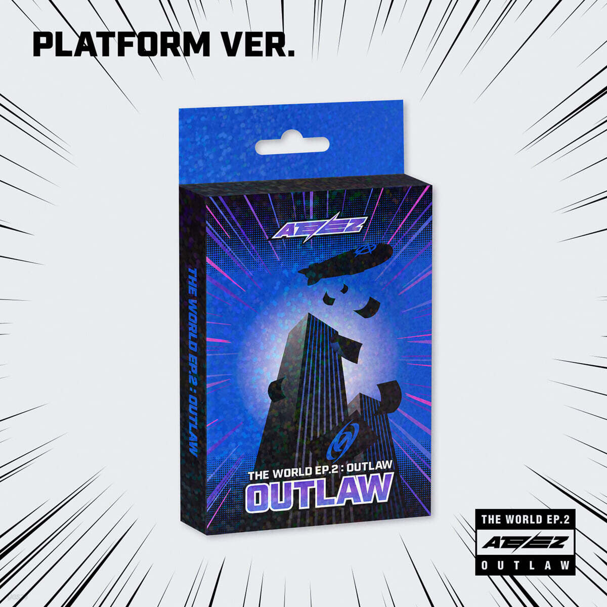 

ATEEZ - 9th Mini Album [THE WORLD EP.2 : OUTLAW][PLATFORM VER.][1 out of 8 randomly sent]