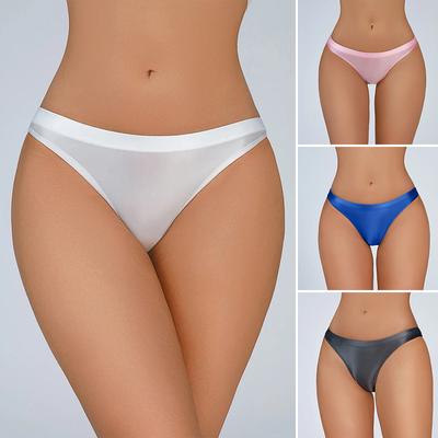 1PC Frauen Dessous Tangas G-string Nylon Slip Höschen Knicker Elastizität Slips Unterwäsche Seidige