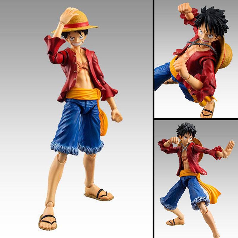 18cm KO SHF One Piece Monkey D Luffy Roronoa Zoro Anime Action Figure Santoryu Zoro Luffy Articulated Model Toy Collectible Gift With BOX