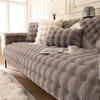 Tutu Velvet Warm Autumn And Winter Plush Sofa Cushion Winter Non-Slip Seat Cushion Leather Sofa Cover Cover Cloth Cross-Border New Models