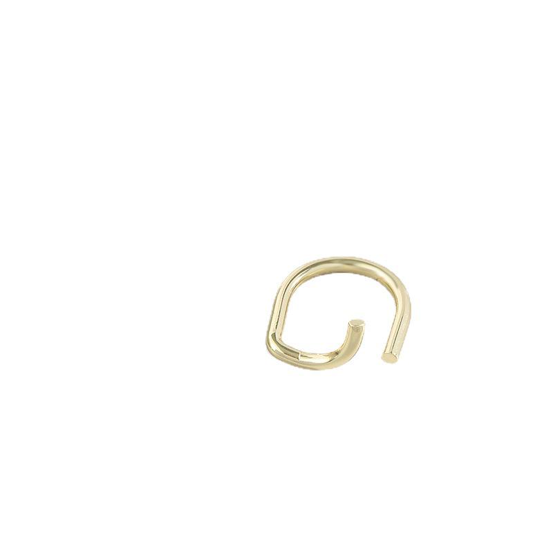 Women's French Retro Irregular Metal Open Ring - Cold Style, Versatile and Unique.