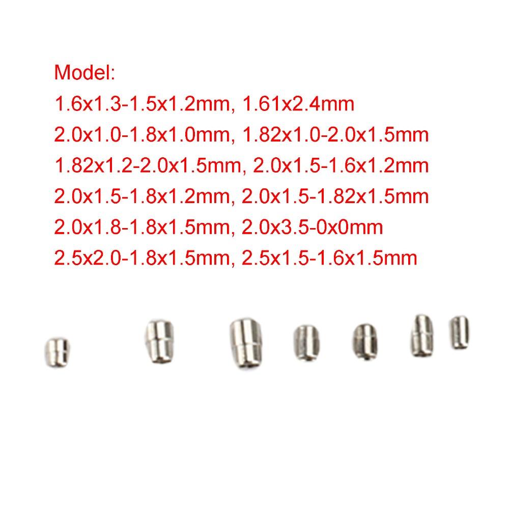 360pcs Metal Material Watch Case Tube Set Silver Color Watch Case Tube Replacement Watch Crown Tube Parts Watch Maintenance