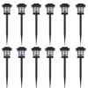 Day and Night - Day and Night Solar Lamp Set 12 Units with Stakes 8.6x8.6x38 Cm