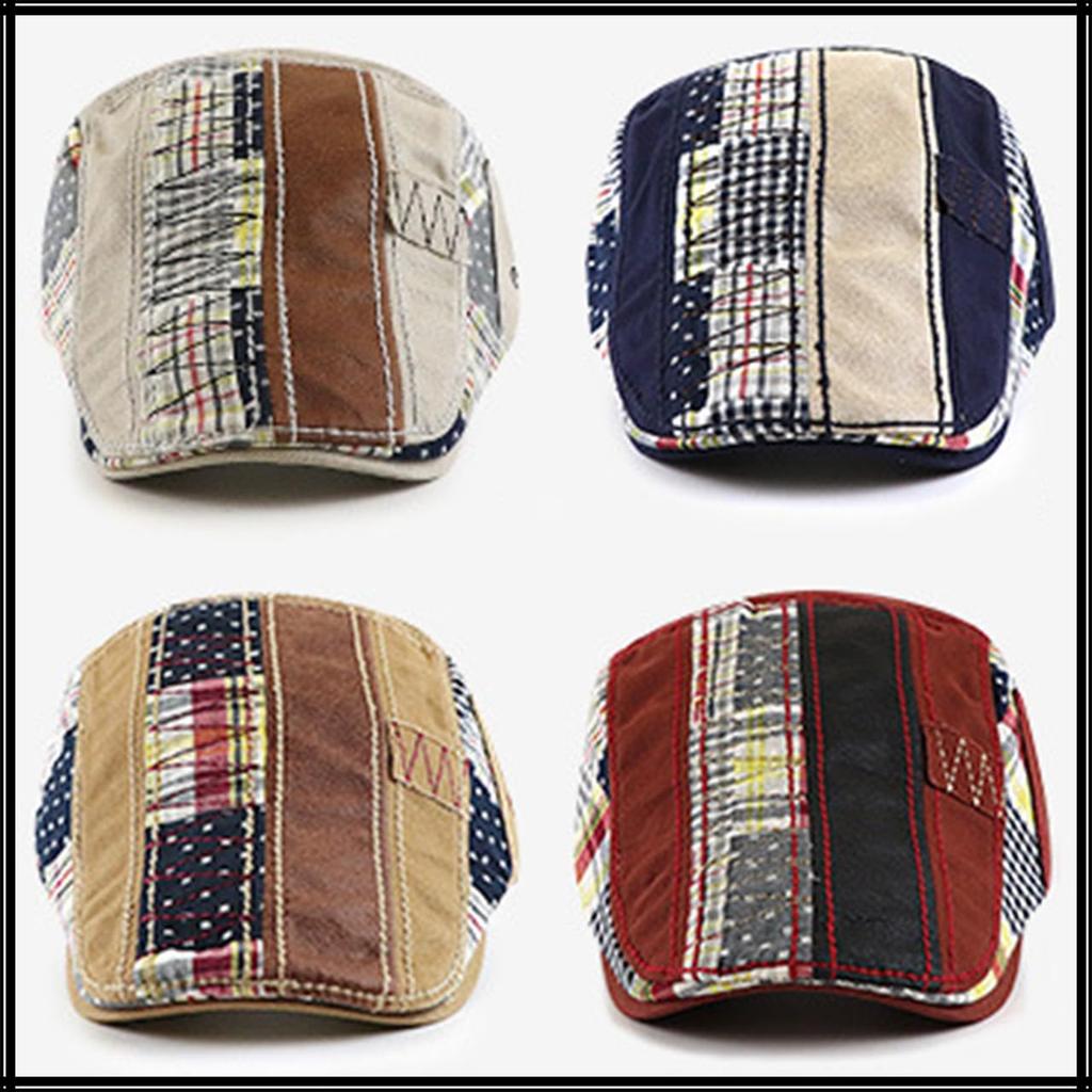 Hunting check CA730 [White Fang] hat, pattern, cap, hat, running, outdoor, men's, women's, (wine)