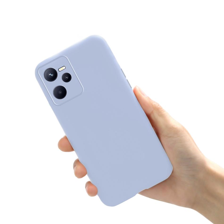 For Realme C35 Case RealmeC35 C 35 4G RMX3511 2022 Candy Color Silicone Soft Cover Cases For Realme Narzo 50A Prime Phone Bumper