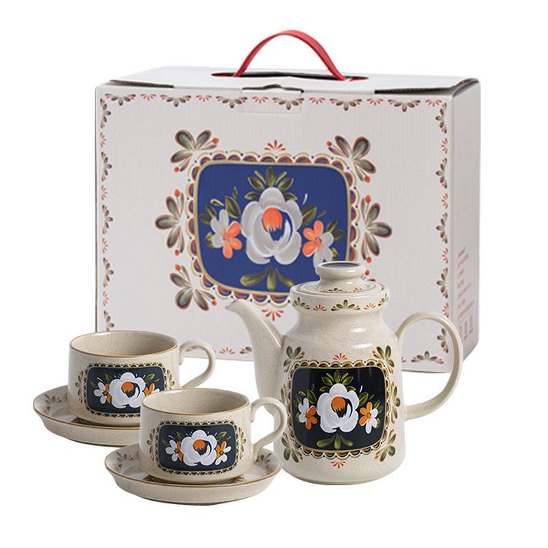 

Ретро Классический Чайный Сервиз Керамическая Кофейная Чашка Чайная Чашка Блюдце Чайник Кофейный Сервировочный Набор Фарфоровый Послеобеденный Сбор Молочный Чайник Набор
