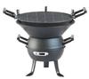 Feuerschale Grill Kohle Gusseisen Garten Kessel Tragbar