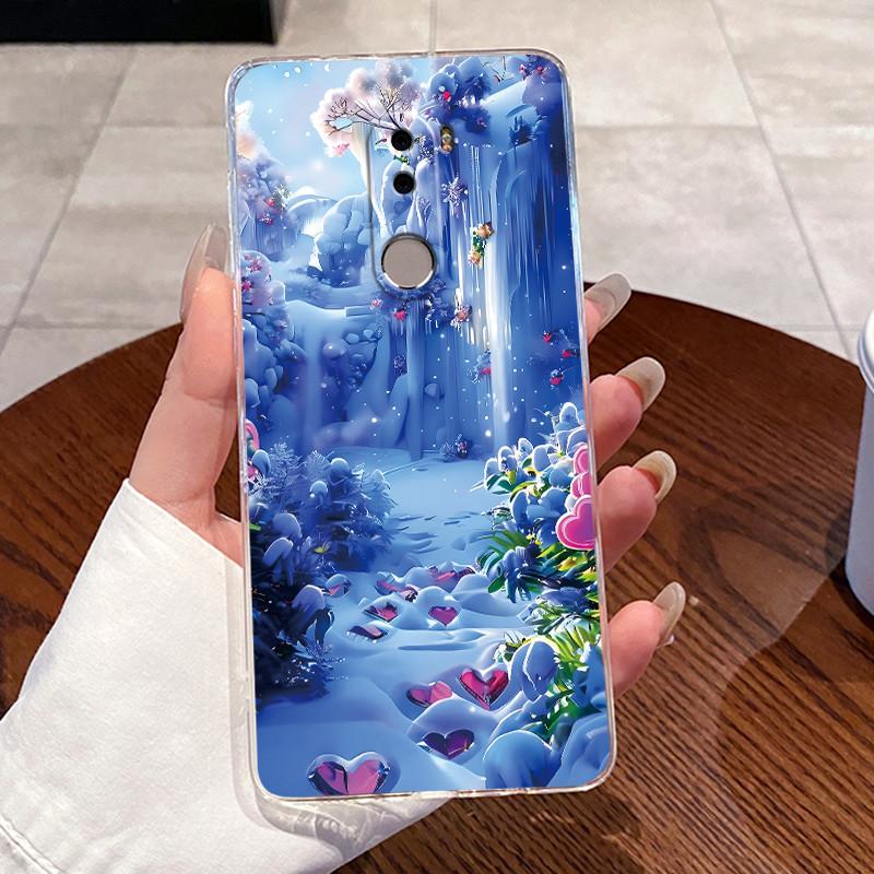 Jelly Casing For Xiaomi Poco F1 Coque Capa Clear Silicone Soft TPU Back Cover Cute Cat Rabbit Heart Protective Case Fundas