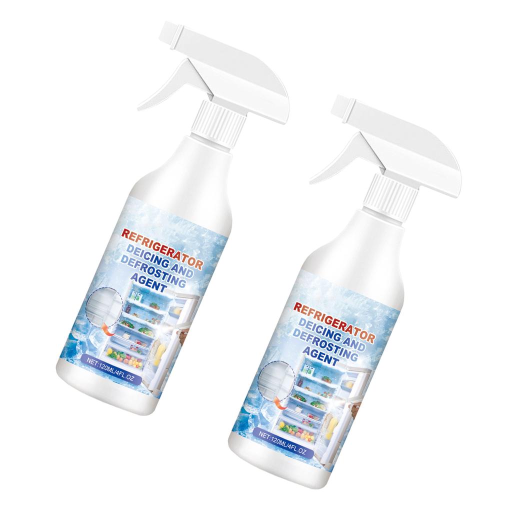 Praktisches 120-ml-Auftauspray für Kühl- und Gefrierschränke, Enteisungsspray für Tiefkühltruhen, zeitsparendes Enteisen für Küchenkühlschränke