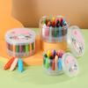 Creative Washable Peanut Crayons Erasable Do Not Dirty Hands Oil Painting Stick Safe Toddler Crayons Gifts