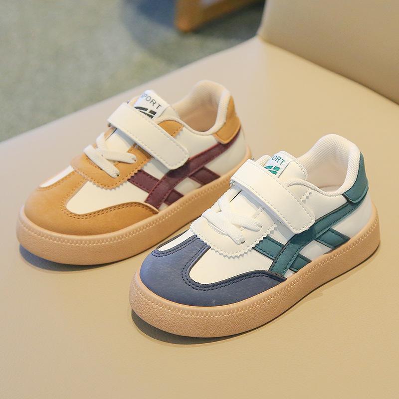 Kinder Freizeit Board Schuhe 2025 Frühling und Herbst Jungen Sportschuhe Mädchen Kleine Weiße Schuhe