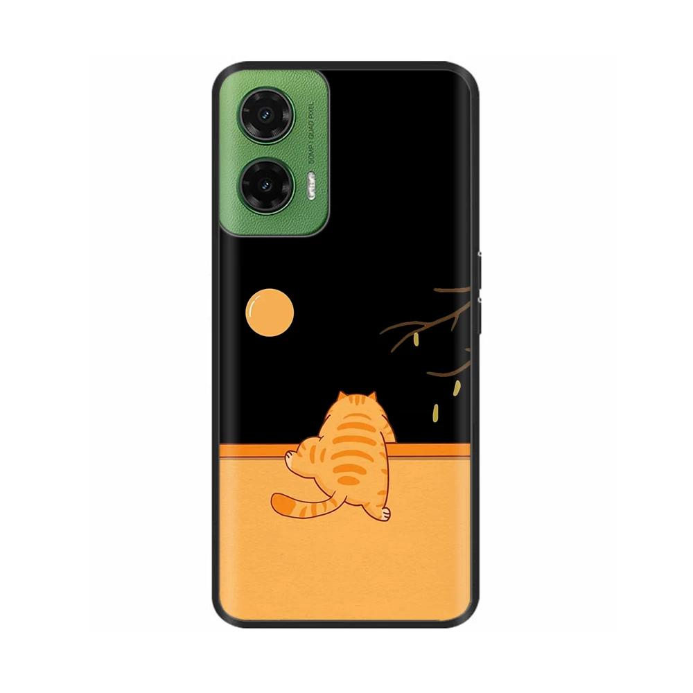 Für Motorola Moto G35 5G Hülle G 35 Niedlich Weiches Silikon Anti-Fall Hohe Qualität Schutzhülle für Moto G35 XT2433-5 MotoG35