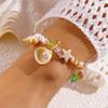Shell Crushed Stone Imitation Pearl Star Conch Bracelets For Women Men Boho Starfish Bangle Ocean Beach Vacation Summer Jewelry