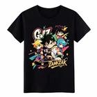 Anime Skateboard Group T-Shirt, Streetwear Graffiti Style, Urban Youth Tee M