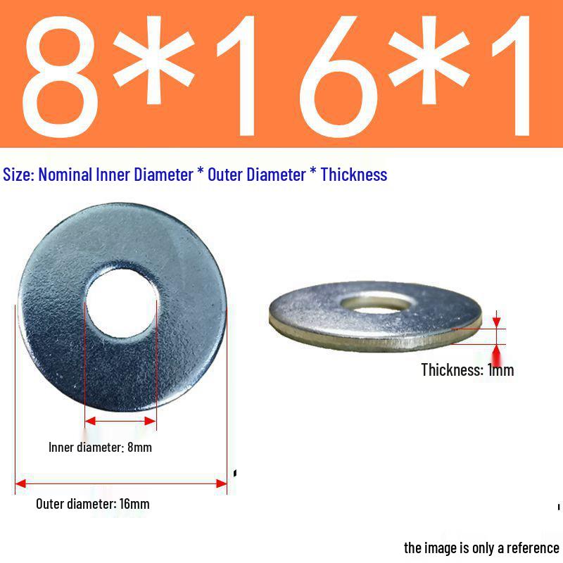 Galvanized Flat Metal Washer Spacer M3-M60