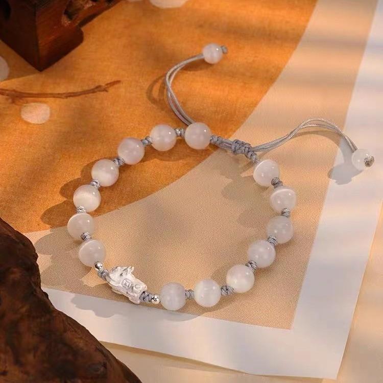 Elegant Geometric Alloy Pi Xiu Bracelet For Couples Perfect Gift Summer