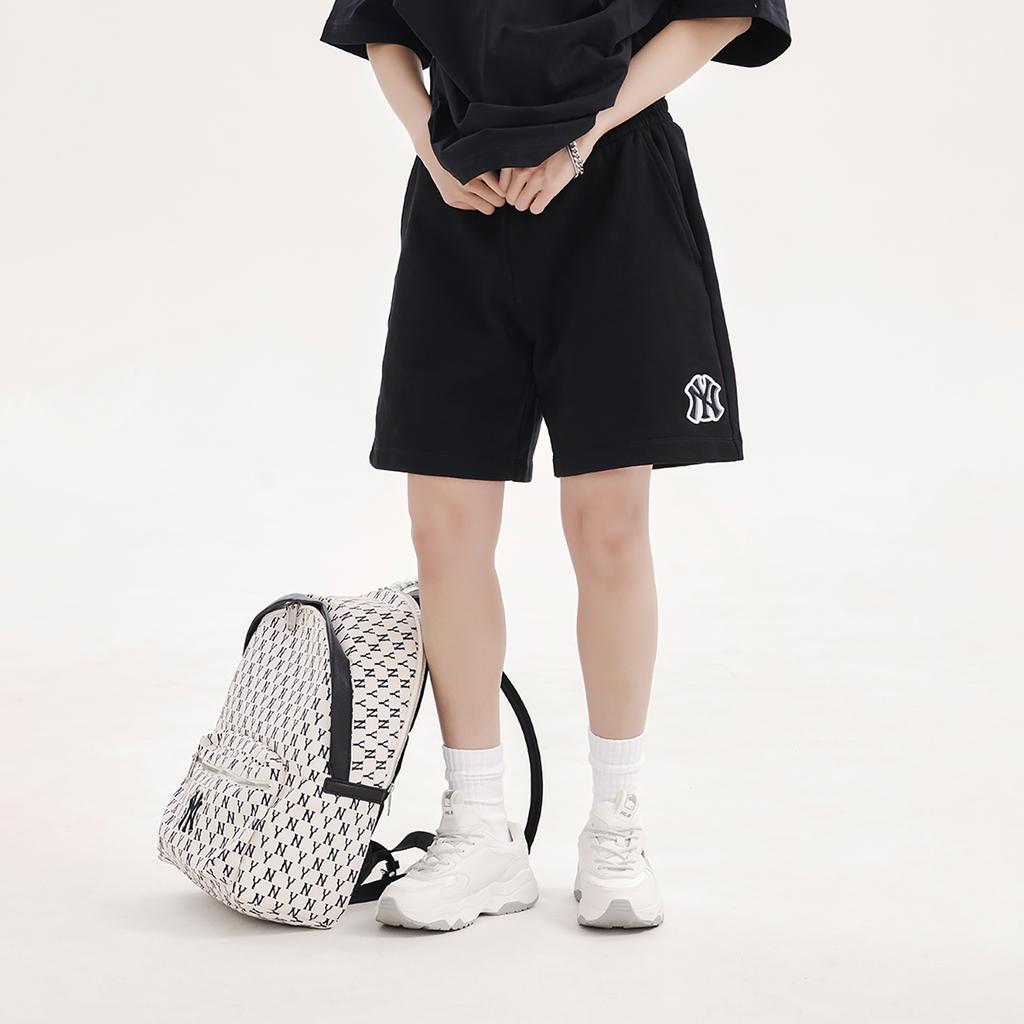 New MLB Casual Shorts Unisex Pitch Black 3ASPB0433-50BKS