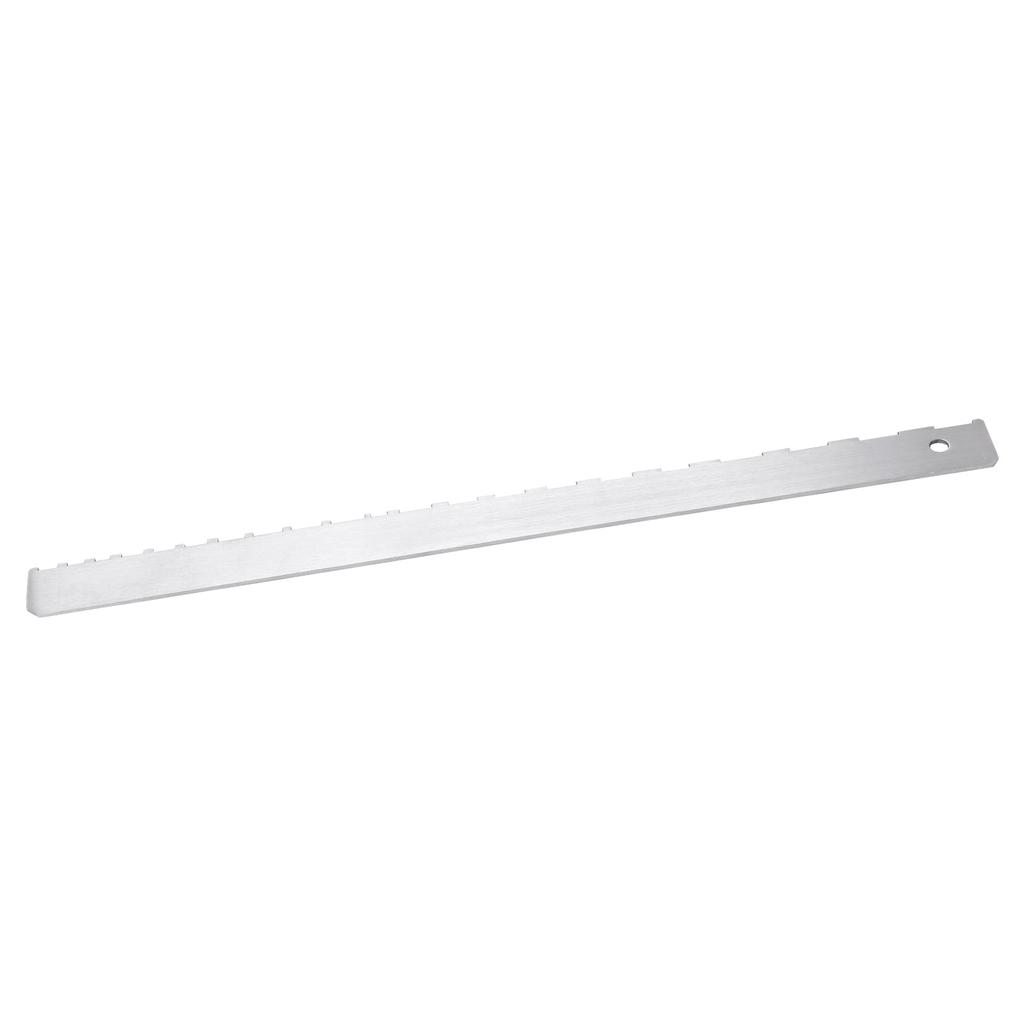 Guitar Neck Notched Ruler Aluminum Music Instrument Accessories for Electric Folk BassM02833