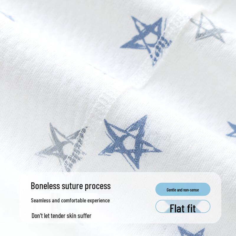 Yiershuang Boys' Pure Cotton Long Sleeve Pajama Set