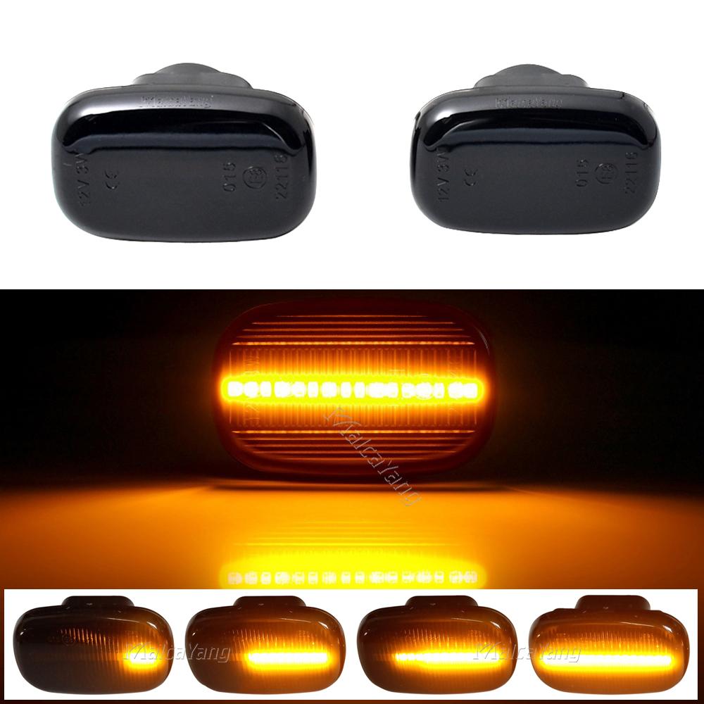 

2pcs Led Dynamic Side Marker Turn Signal Indicator Lights For Toyota Corolla RAV4 Prius Yaris Camry Vios Hilux Avensis Celica Smoked