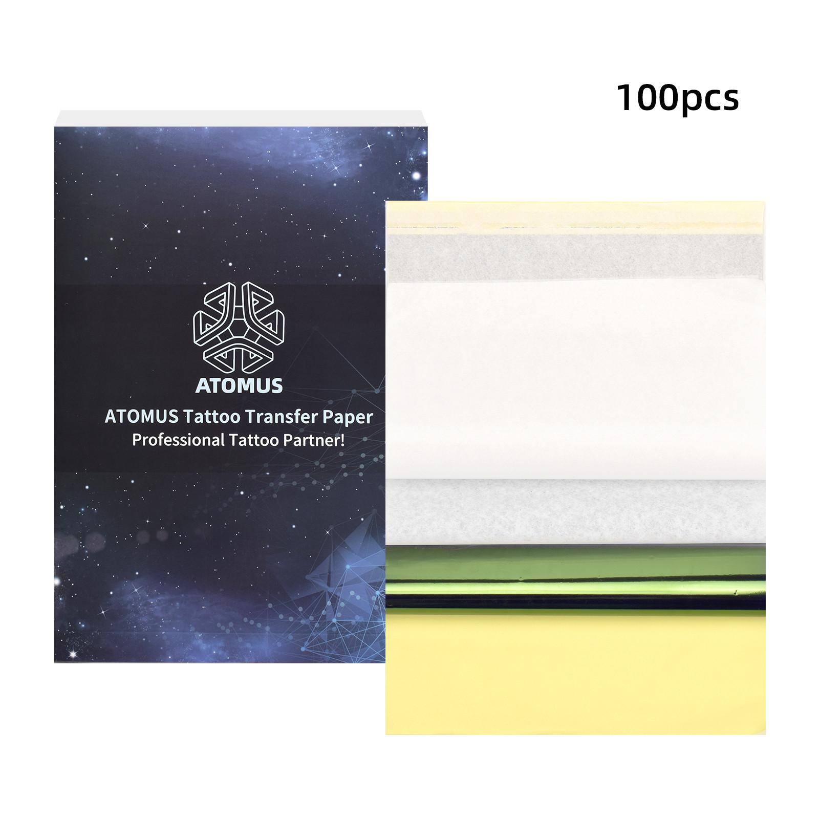 100 Pcs Tattoo Transfer Paper A4 Size Tattoo Stencil Transfer Paper Tattoo Consumables 100 sheets